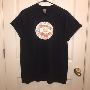 NWT Sleep All Day Craft All Night Cat Graphic Tee
